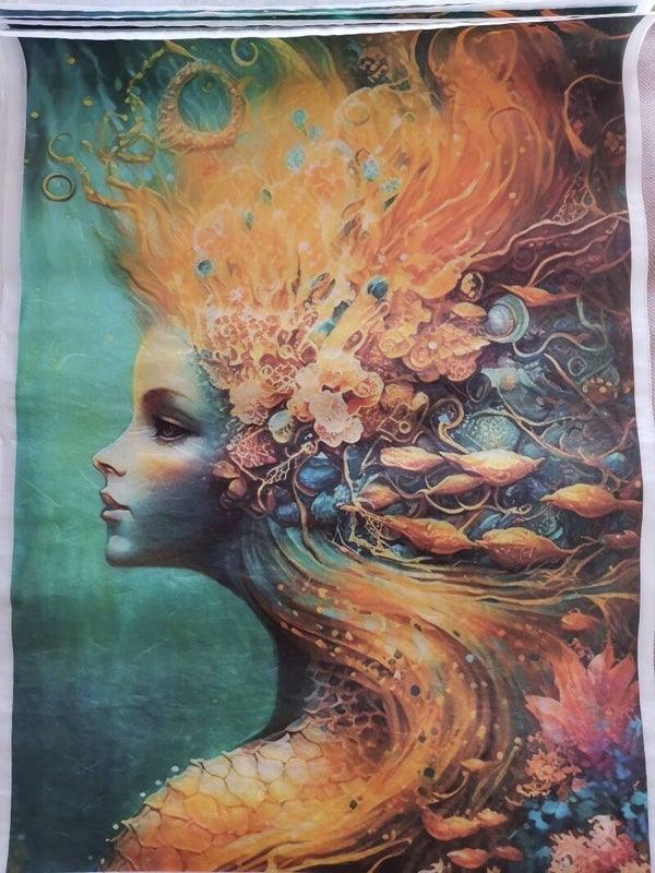 SECONDS - Mermaid 4 A2 30gsm Fibre Rice Paper (S18)