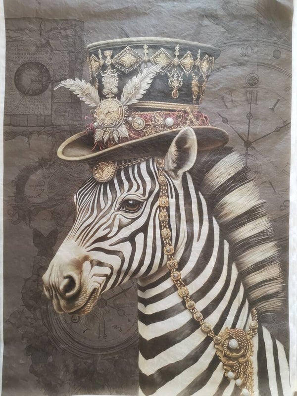 SECONDS - Zebra 1 A2 30gsm Fibre Rice Paper (S27)