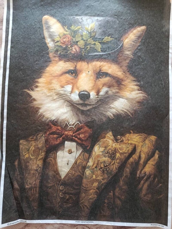 SECONDS - Foxy 1 A3 30gsm Rice Paper (C12)