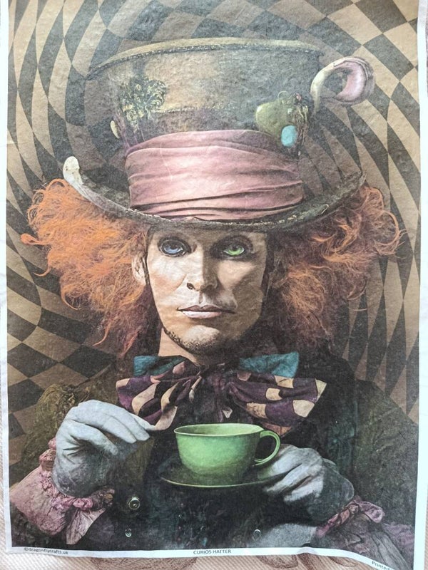 SECONDS - Curios Hatter  A3 30gsm Rice Paper (C13)