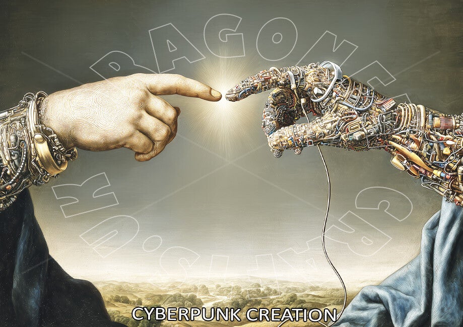 Cyberpunk Creation 1 Rice Paper