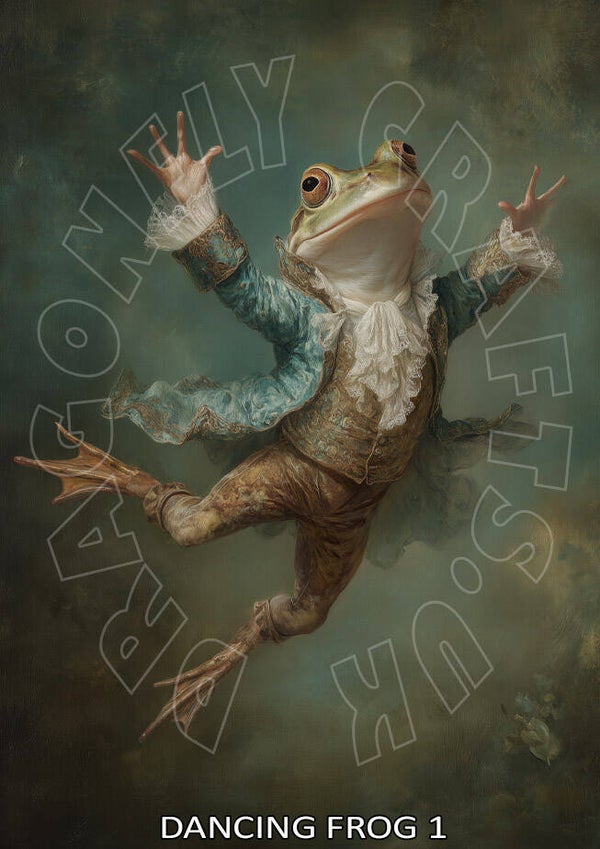 Dancing Frog 1 Rice Paper