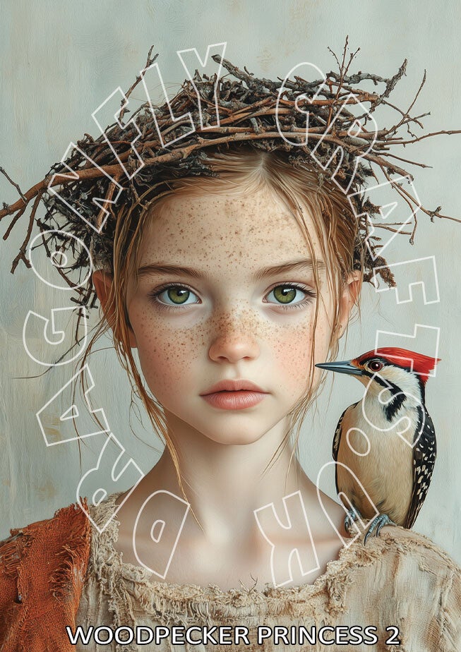 Woodpecker Princess 2 Rice Paper