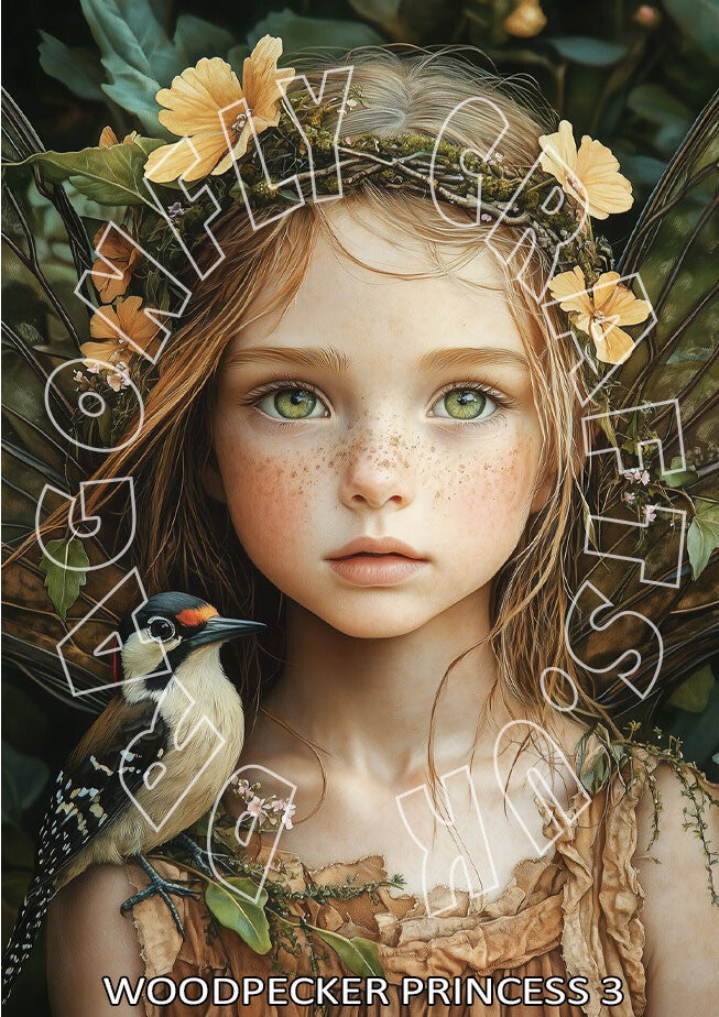 Woodpecker Princess 3 Rice Paper