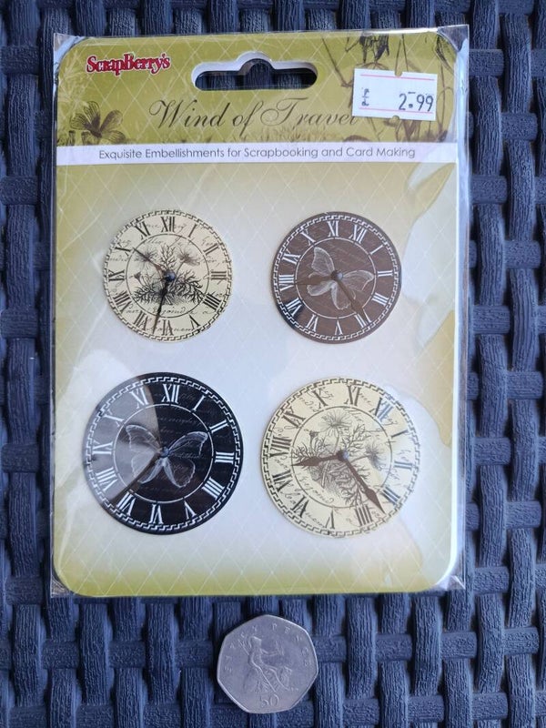 Clock embellishments set