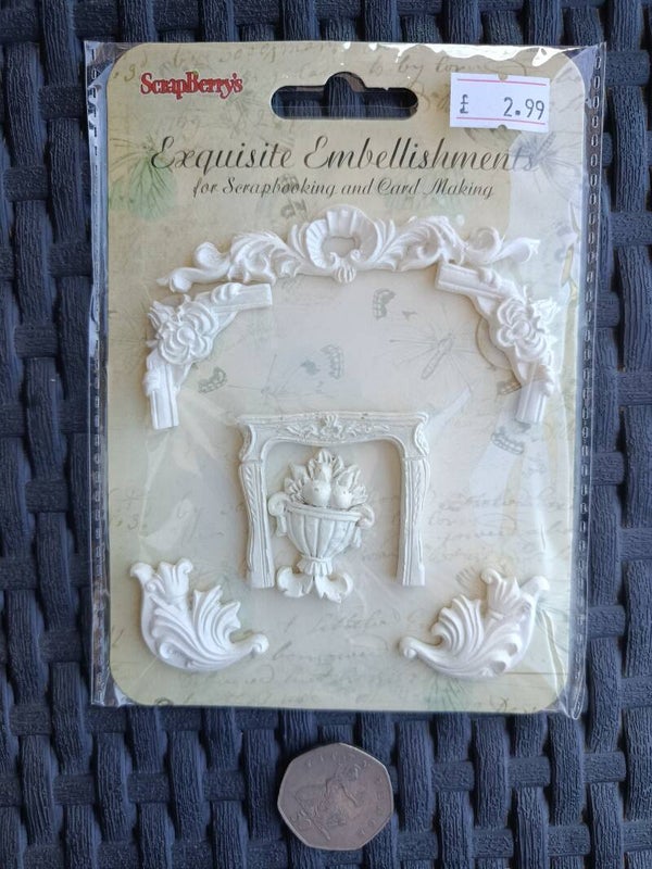 Ornate ..Polymer Exquisite embellishments set