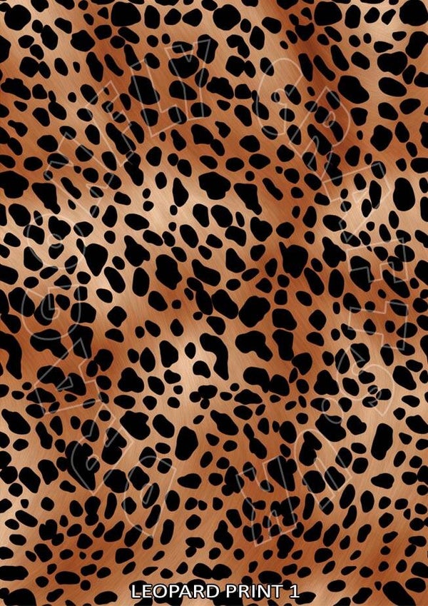 Leopard  Print 1 Rice Paper