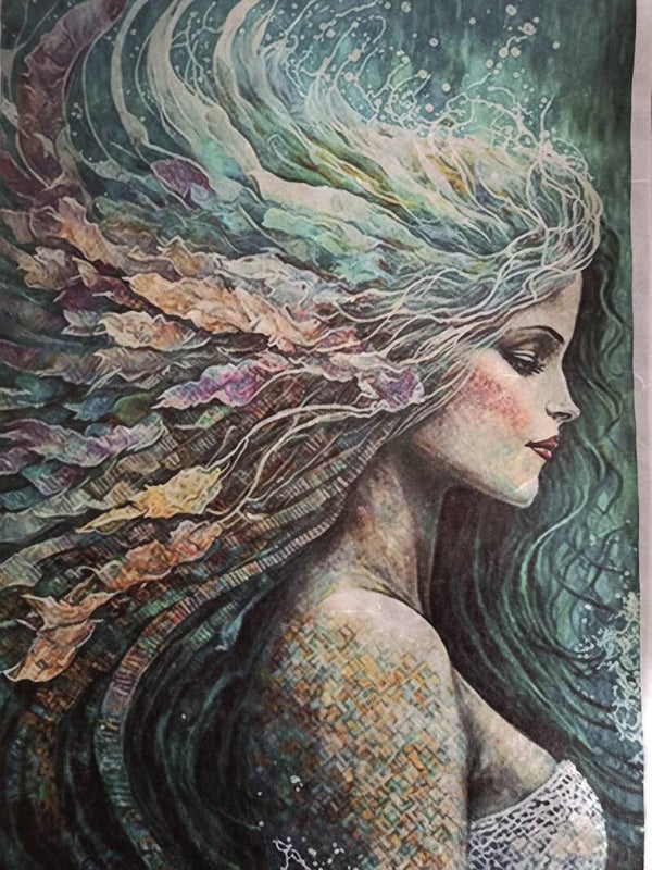 SECONDS - Mermaid hair A2 30gsm Fibre Rice Paper (S5)