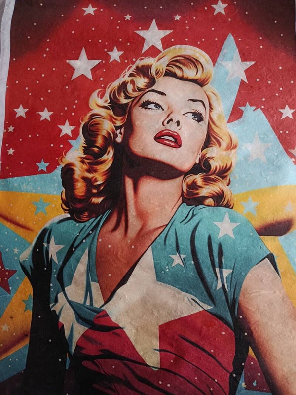 SECONDS - Pop art 4 A2 30gsm Fibre Rice Paper (S9)