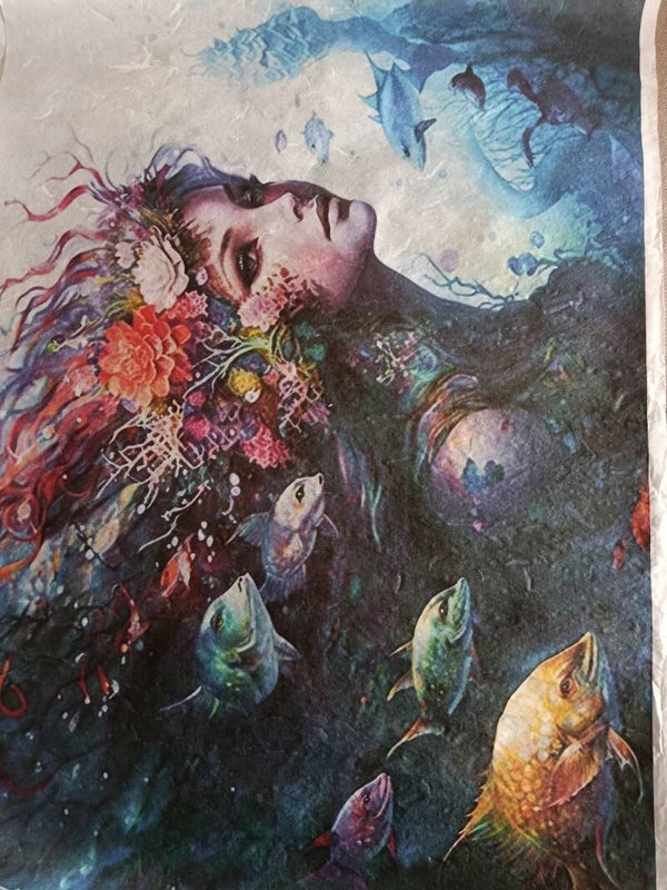 SECONDS - Mermaid A2 30gsm Fibre Rice Paper (S25)