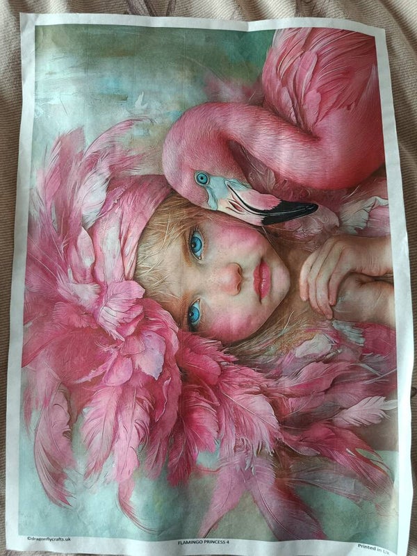 SECONDS - Flamingo Princess A3 40gsm Fibreless Rice Paper (C2)