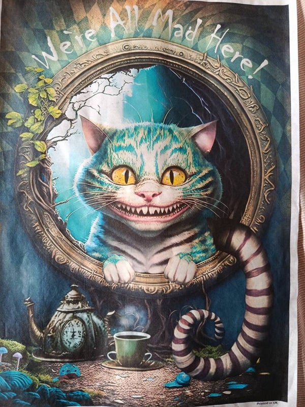 SECONDS - Cheshire cat A3 40gsm Fibreless Rice Paper (C16)