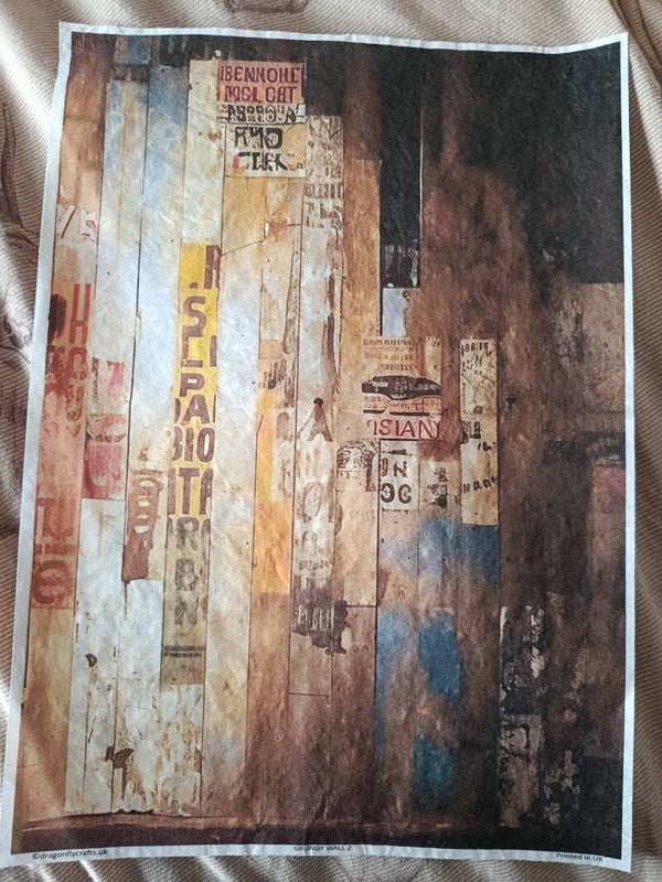 SECONDS - Wall 2 Rev A3 30gsm Fibre Rice Paper (C19)