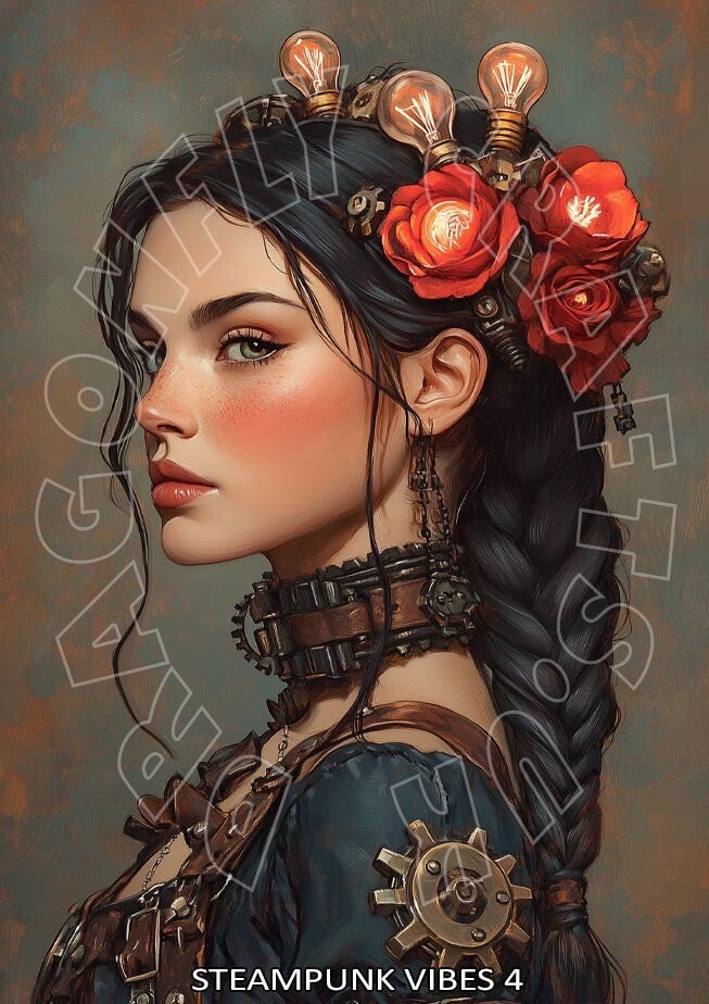 Steampunk vibes 4 Rice Paper