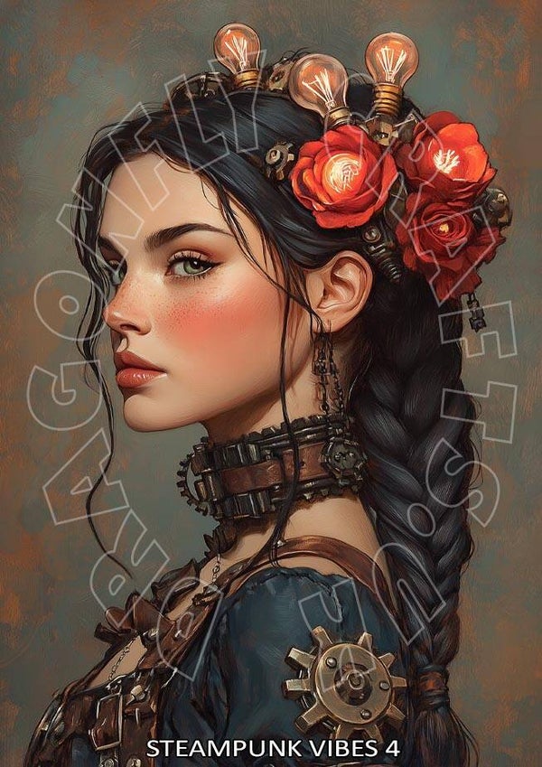 Steampunk vibes 4 Rice Paper