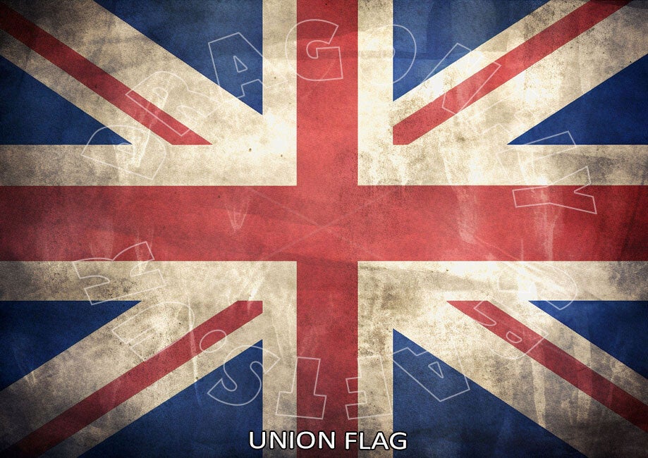 Union Flag Background Rice Paper