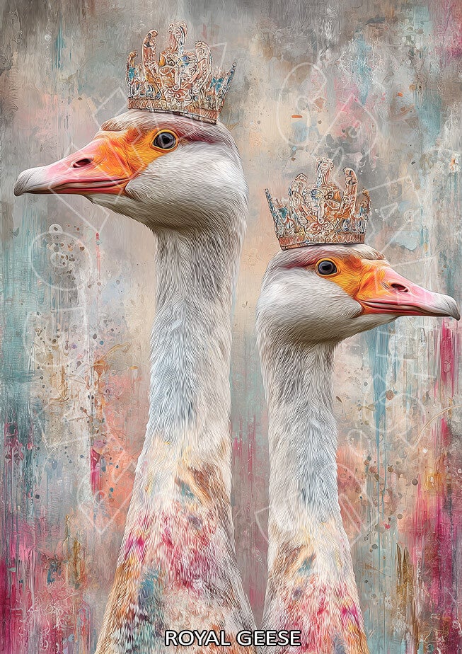 Royal Geese Rice Paper