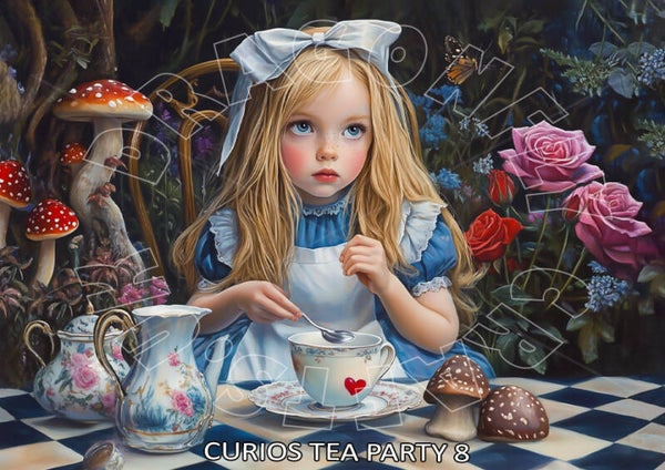 Curios Tea Party 8 Rice Paper
