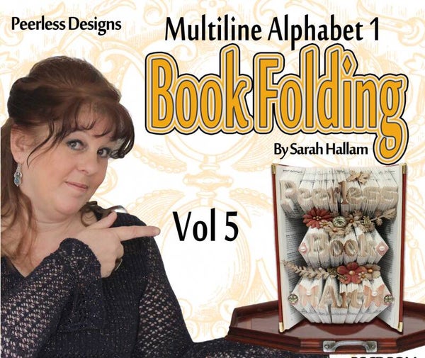 Book folding Vol 5 Multiline Alphabet