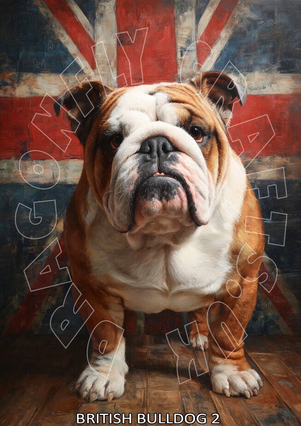 British Bulldog 2 Rice Paper