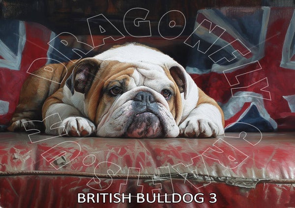 British Bulldog 3 Rice Paper