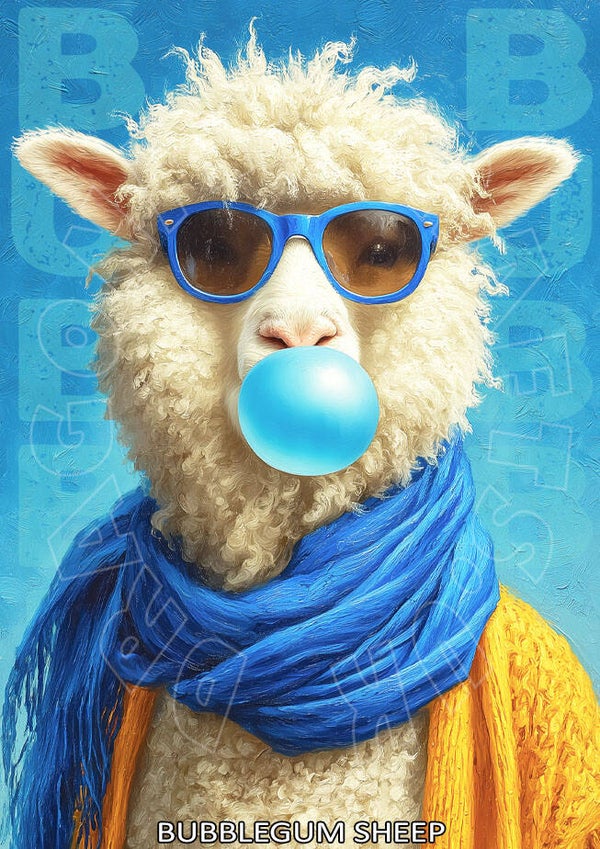 Bubblegum Sheep Rice Paper