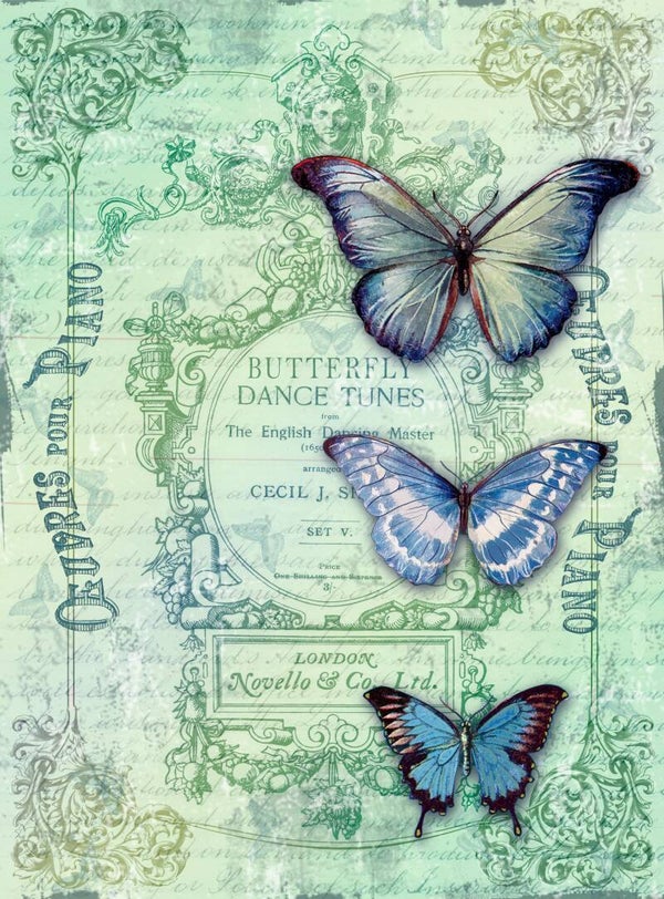 Butterfly Dance Right Rice Paper