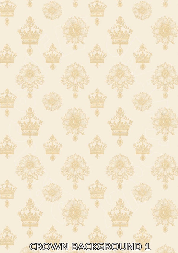 Crown Background 1 Rice Paper