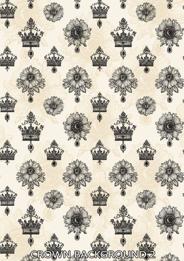 Crown Background 2 Rice Paper