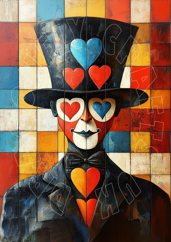 Curios Hatter Cards 2 Rice Paper