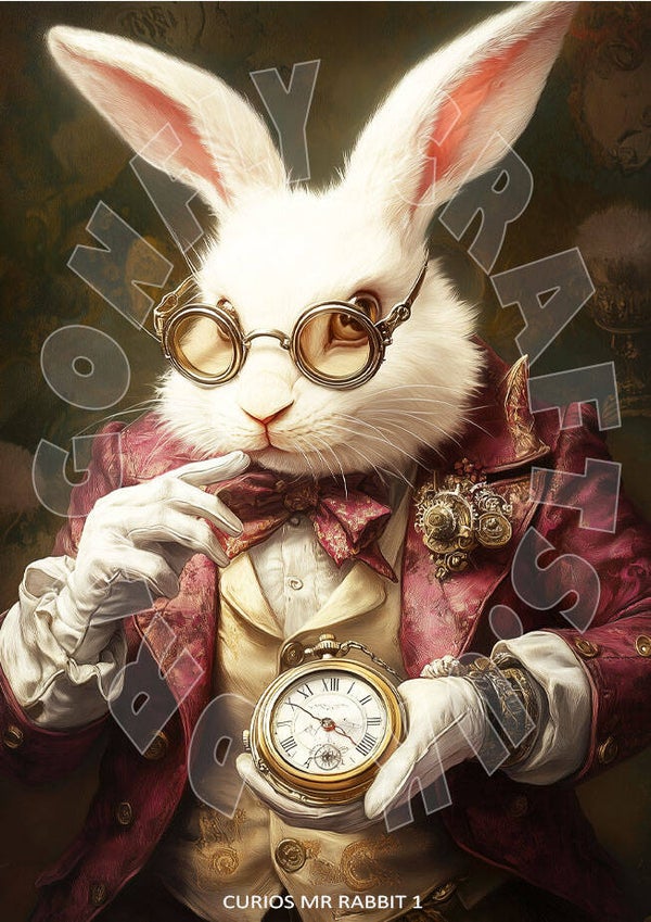 Curios Mr Rabbit 1 Rice Paper