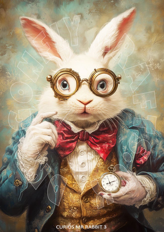 Curios Mr Rabbit 3 Rice Paper