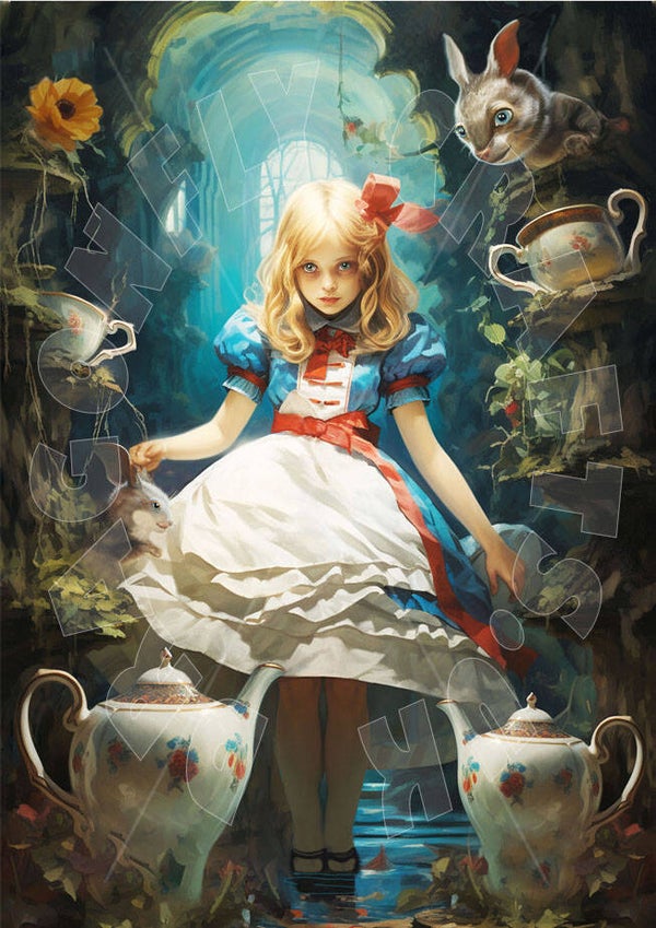 Curios Tea Party 3 Rice Paper