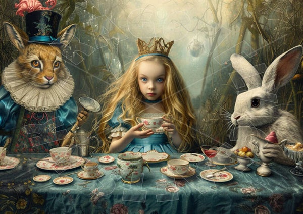 Curios Tea Party 4 Rice Paper