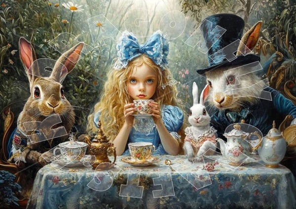 Curios Tea Party 5 Decor Art Print