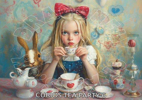 Curios Tea Party 6 Rice Paper