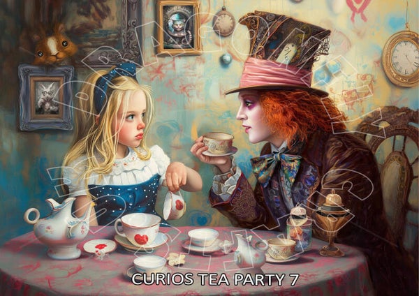 Curios Tea Party 7 Rice Paper