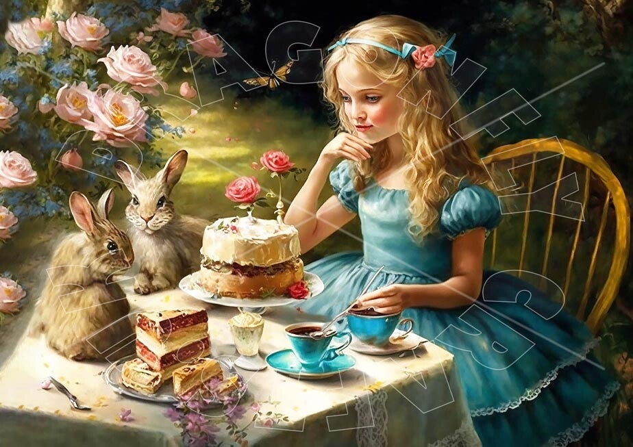 Curios Tea Party 1 Rice Paper