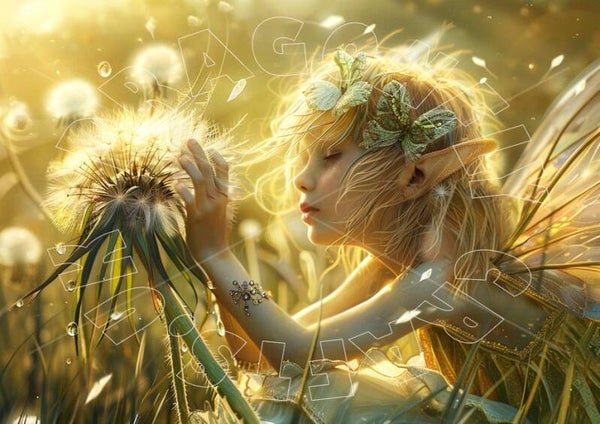 Dandelion Fairy 1 Rice Paper