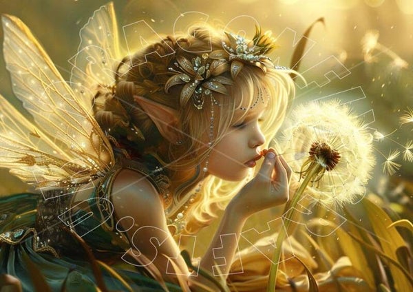 Dandelion Fairy 2 Rice Paper