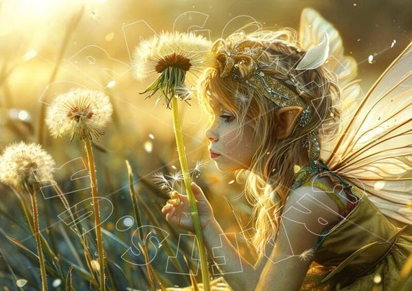 Dandelion Fairy 5 Rice Paper