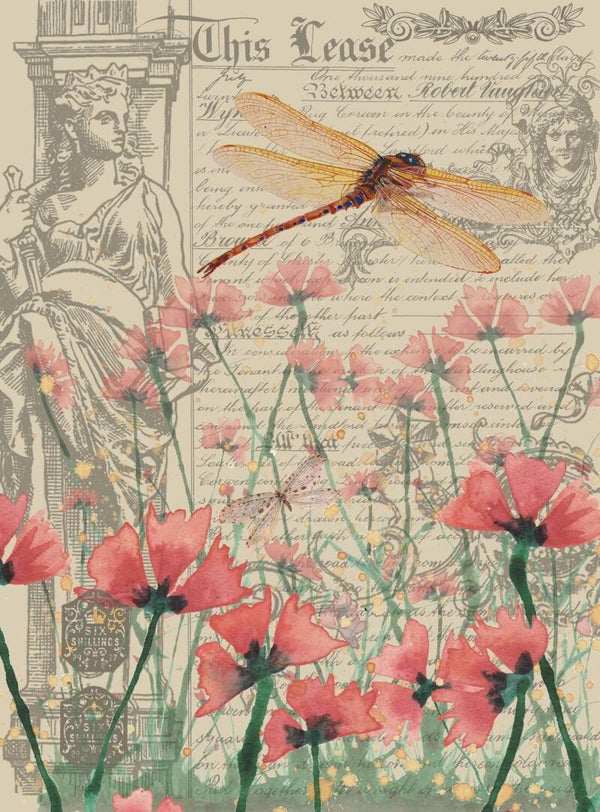 Dragonfly Deeds Rice Paper