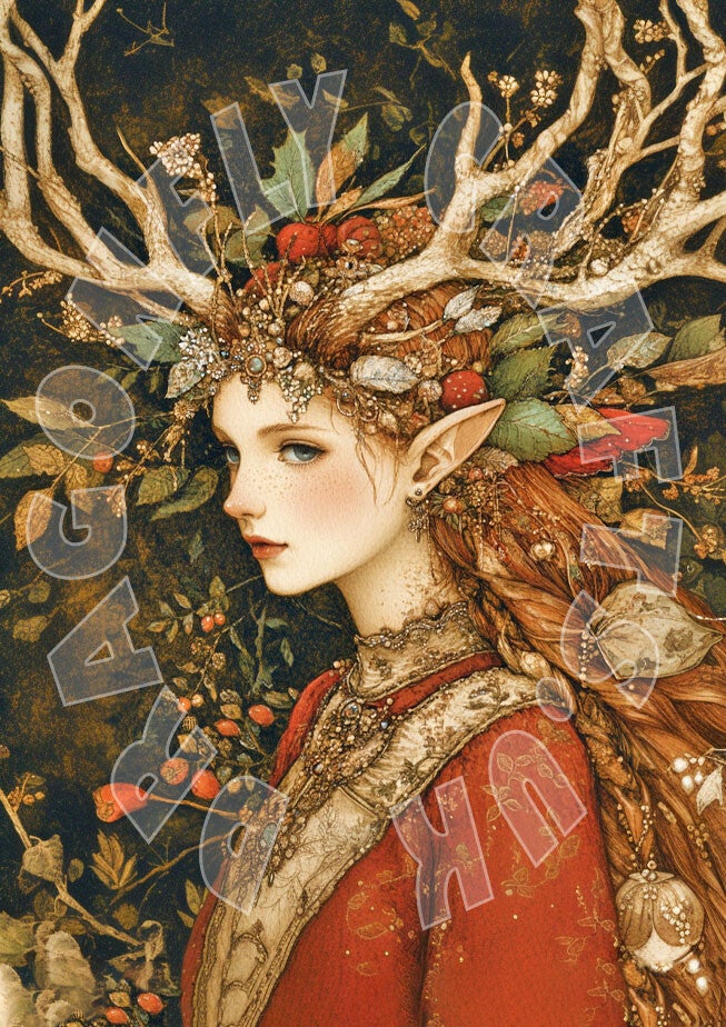 Elven Winter Rice Paper