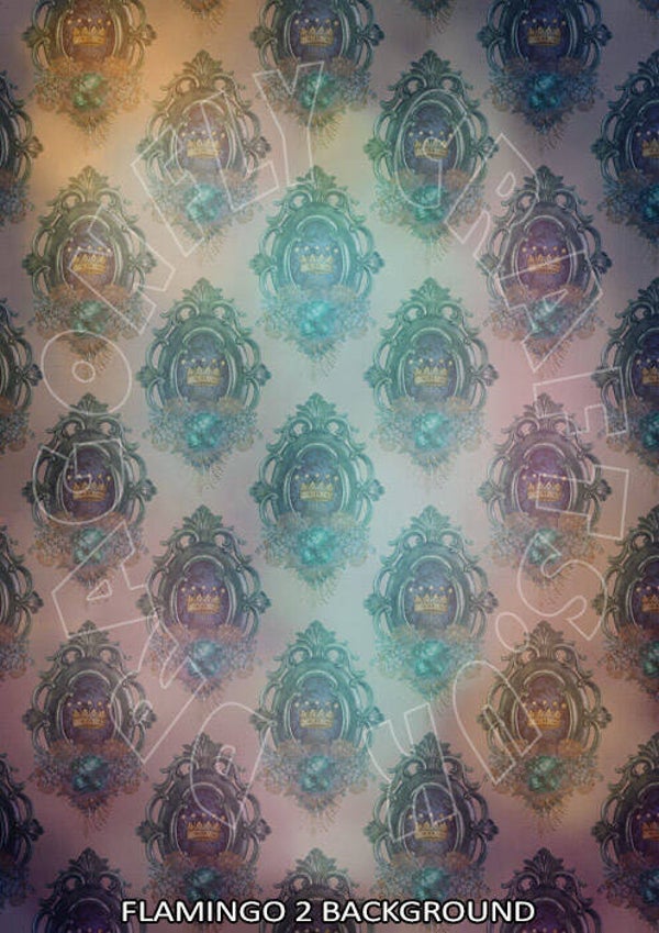 Flamingo 2 Background Rice Paper