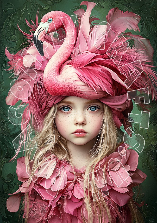 Flamingo Princess 1 Rice Paper