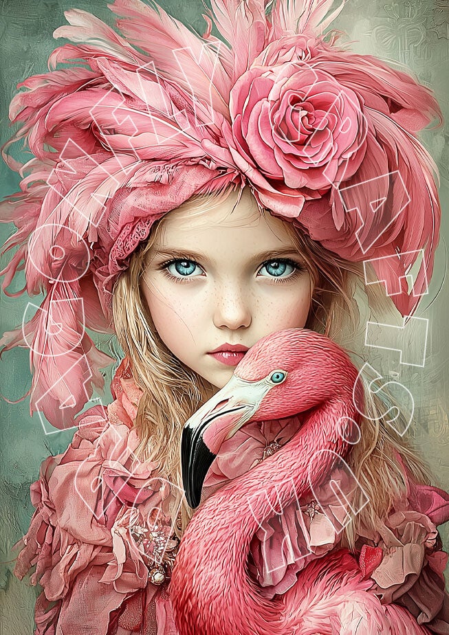 Flamingo Princess 2 Rice Paper