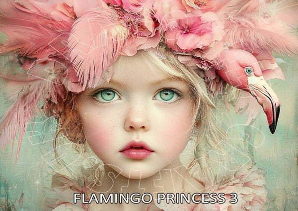 Flamingo Princess 3 Rice Paper