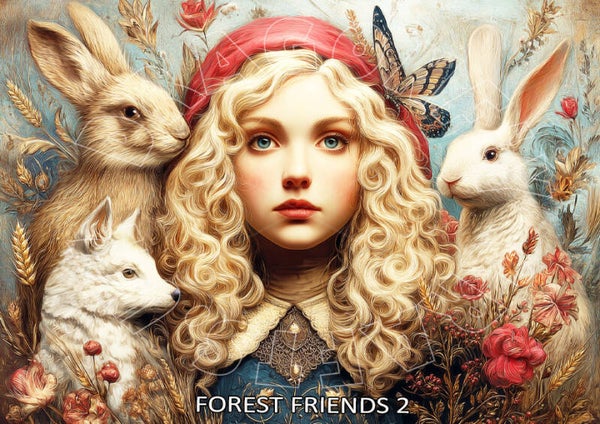 Forest Friends 2 Rice Paper
