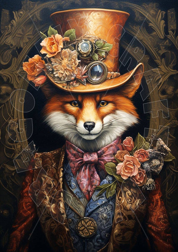 Foxy Gentleman 2 Rice Paper