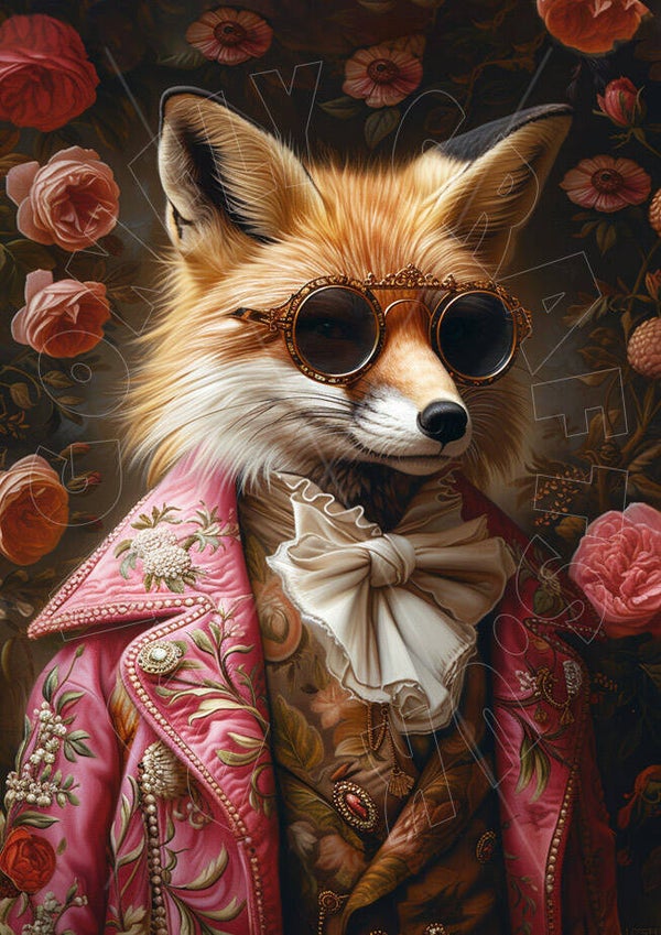 Foxy Gentleman 3 Rice Paper